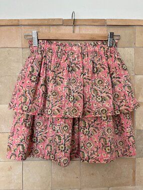 BONTON Blockprint Skirt